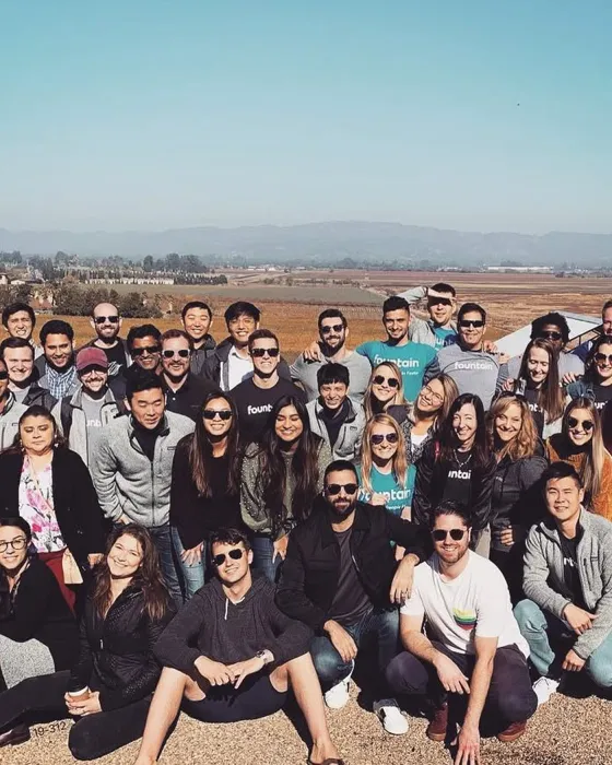 Fountain — team building